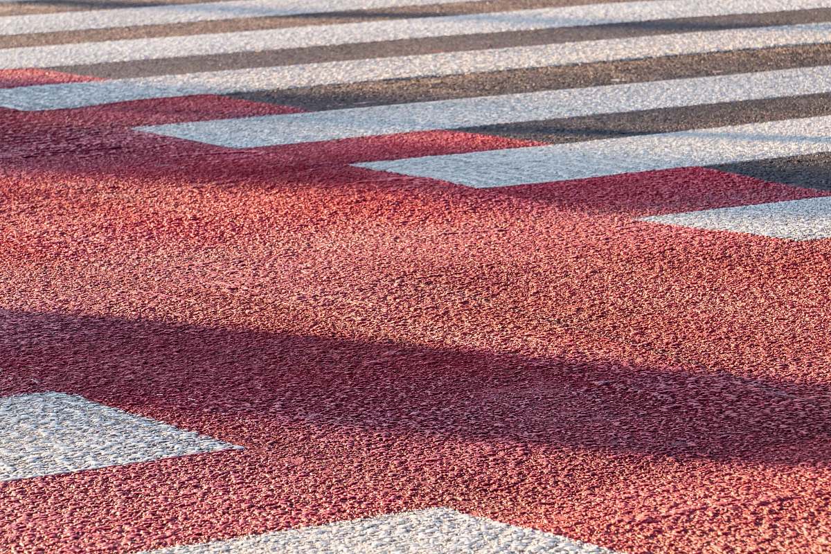 home decor red and gray concrete roadway park południowy